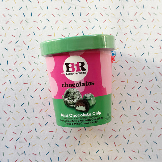 BASKIN ROBBINS MINT CHOCOLATE CHIP CHOCOLATES (USA)