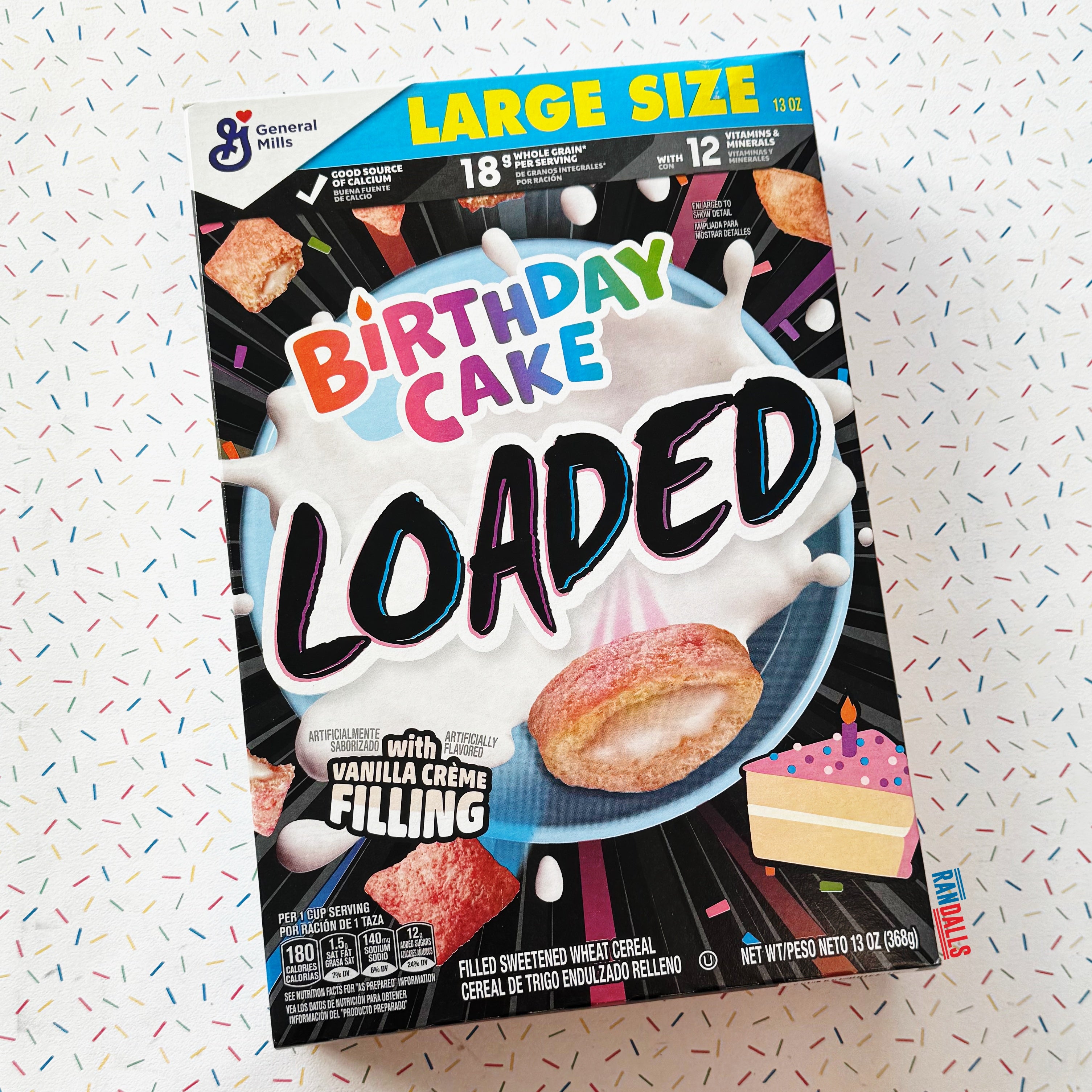 LOADED BIRTHDAY CAKE CEREAL (USA) Randalls UK