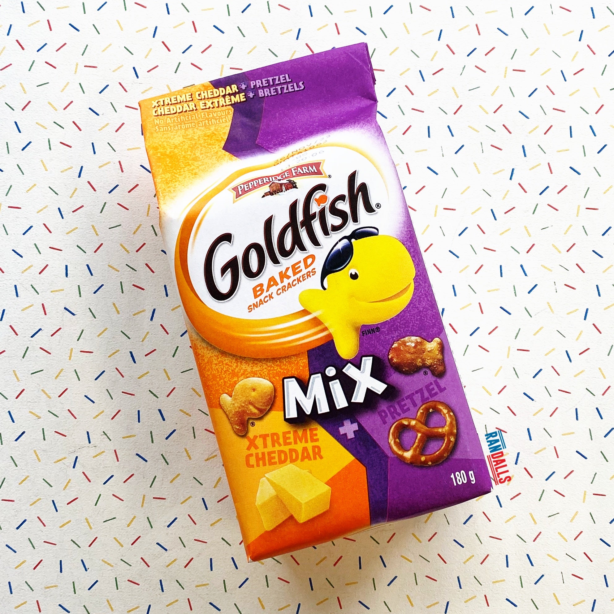 GOLDFISH CRACKERS MIX XTREME CHEDDAR & PRETZELS (CANADA) Randalls UK