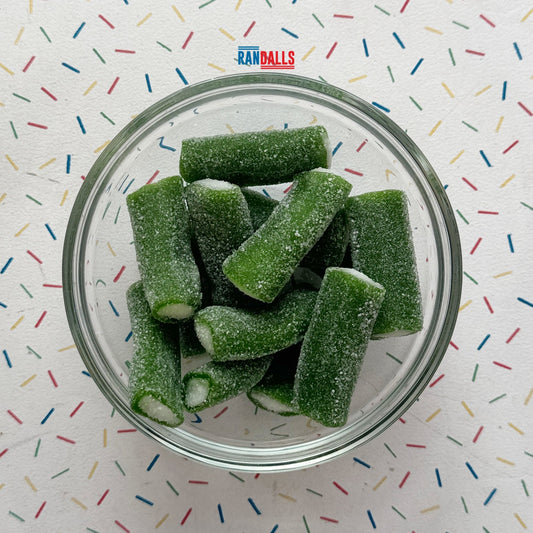 CANDY CRAVE FIZZY APPLE PENCIL BITES - 100g