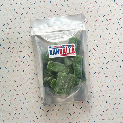 CANDY CRAVE FIZZY APPLE PENCIL BITES - 100g