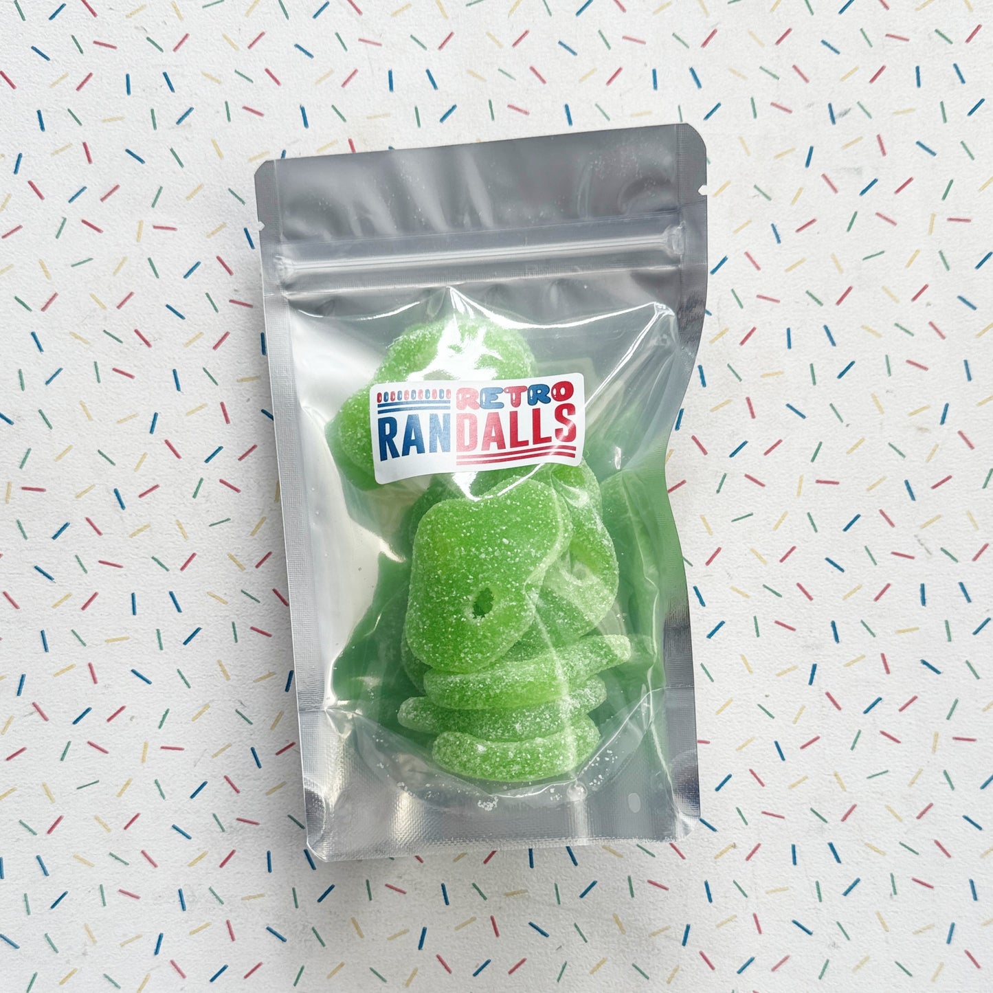 CANDY CRAVE FIZZY APPLE SKULLS - 100g