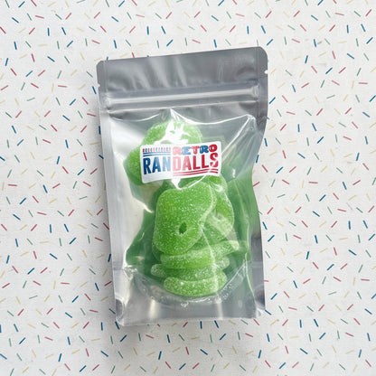 CANDY CRAVE FIZZY APPLE SKULLS - 100g