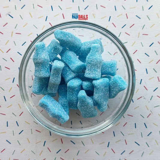 CANDY CRAVE FIZZY BLUE BOTTLES - 100g (BRITISH)