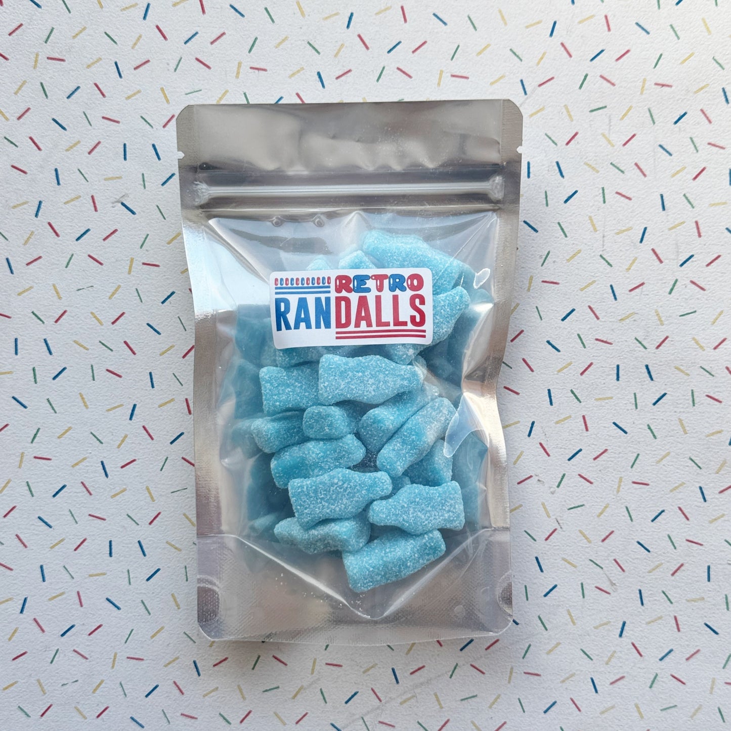 CANDY CRAVE FIZZY BLUE BOTTLES - 100g (BRITISH)