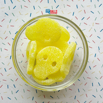 CANDY CRAVE FIZZY PINEAPPLE SKULLS - 100g (BRITISH)