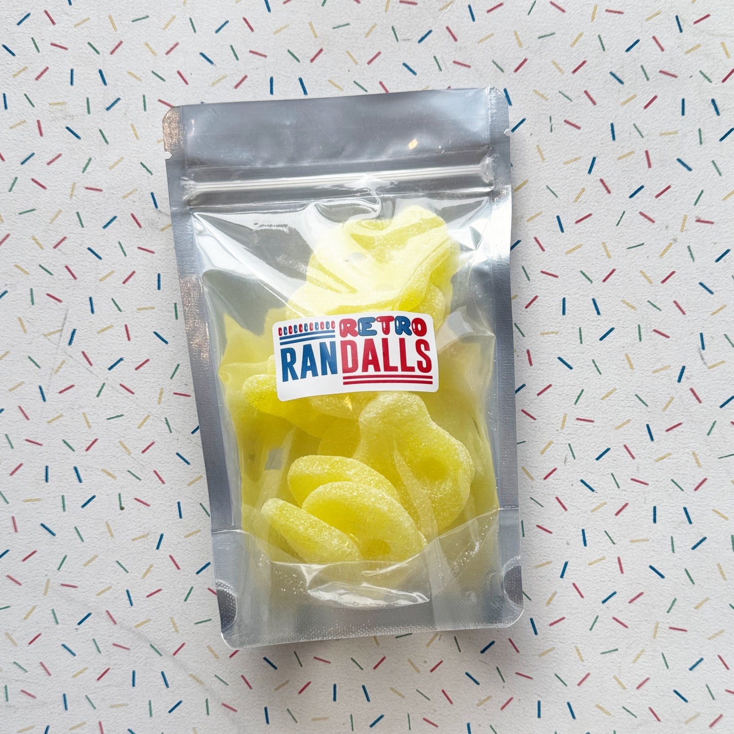 CANDY CRAVE FIZZY PINEAPPLE SKULLS - 100g (BRITISH)