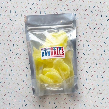 CANDY CRAVE FIZZY PINEAPPLE SKULLS - 100g (BRITISH)
