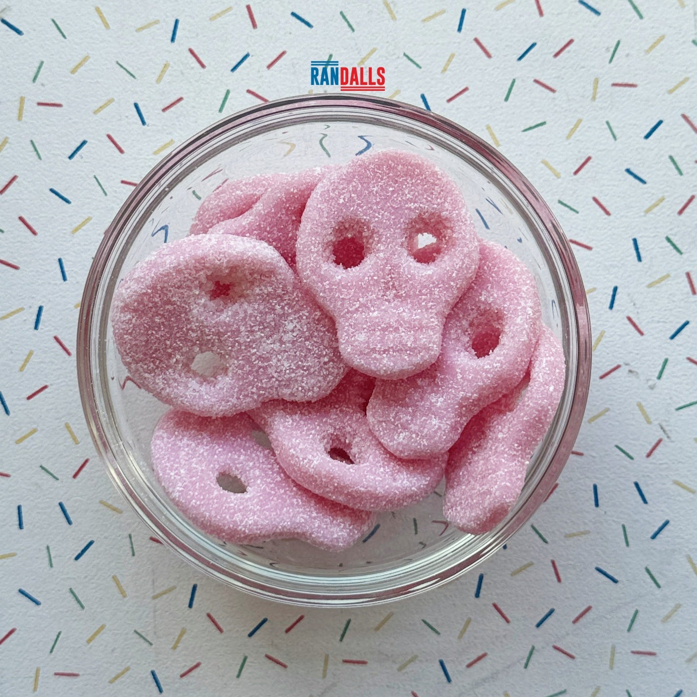 CANDY CRAVE FIZZY PINK SKULLS - 100g (BRITISH)