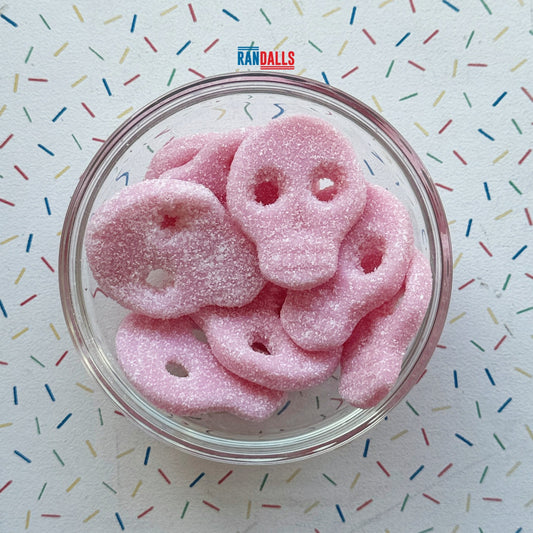 CANDY CRAVE FIZZY PINK SKULLS - 100g (BRITISH)