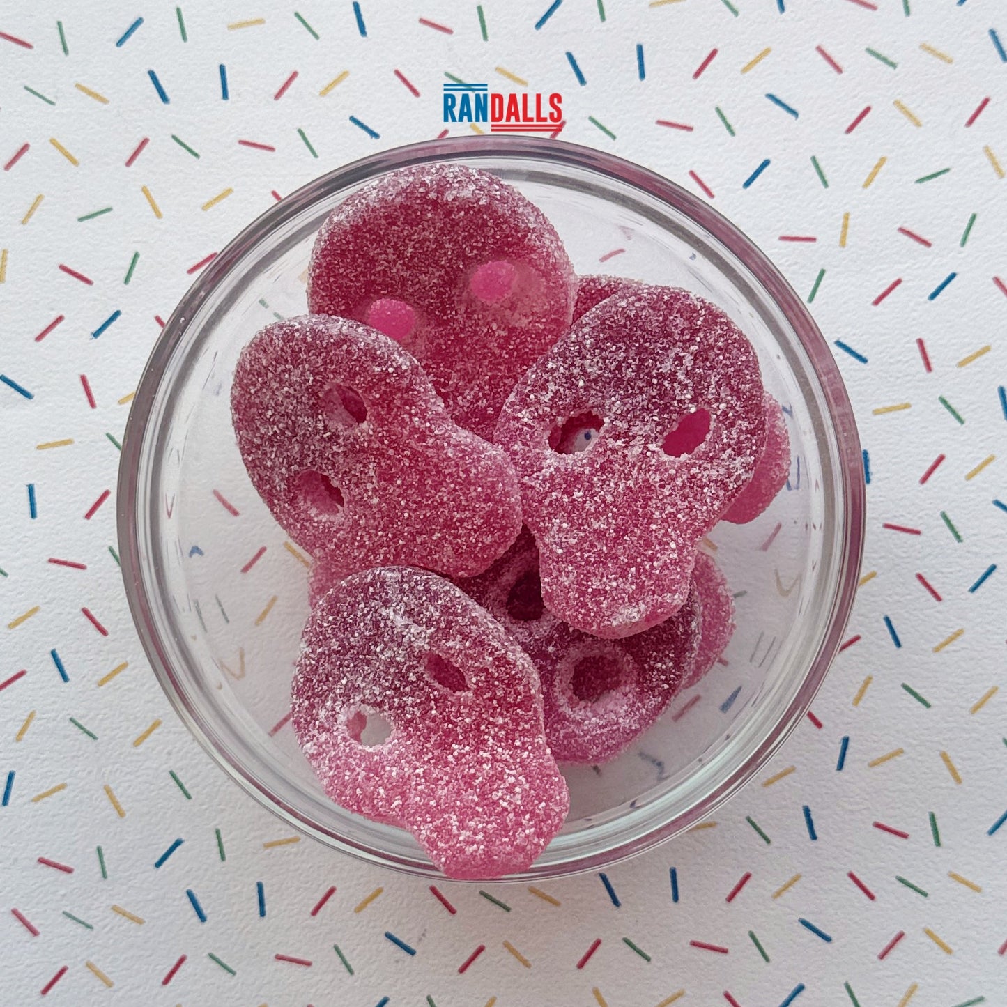CANDY CRAVE FIZZY POMEGRANATE & CHERRY SKULLS - 100g