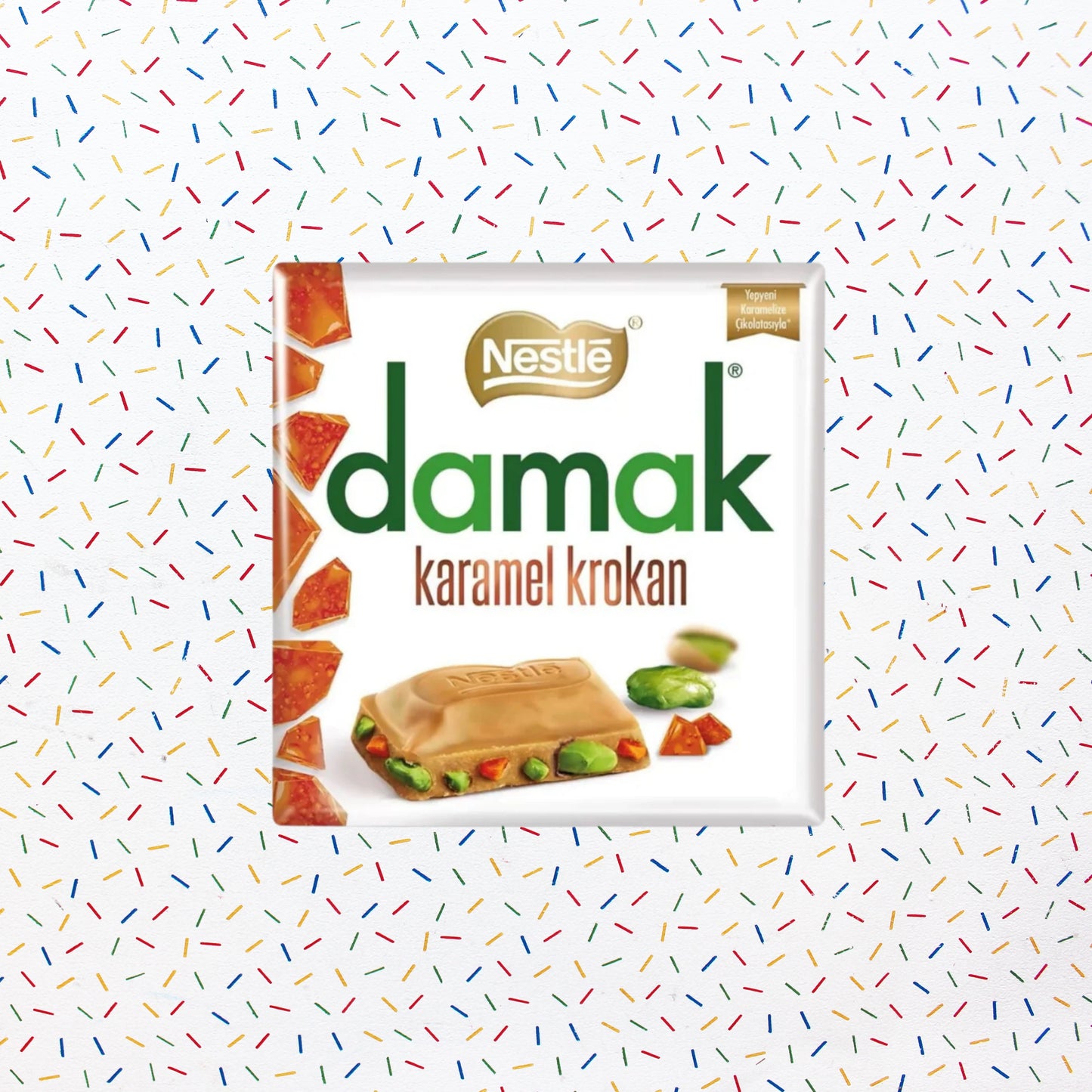 NESTLE DAMAK CARAMEL CROQUANT & PISTACHIO (TURKEY)