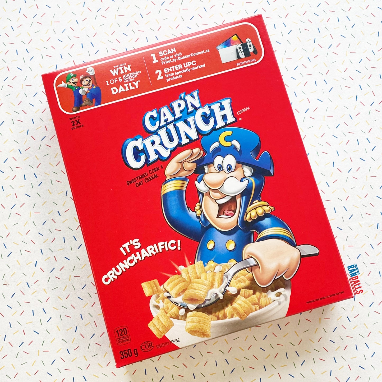 cap'n crunch, captain crunch cereal, canada, canadian cereal, randalls,