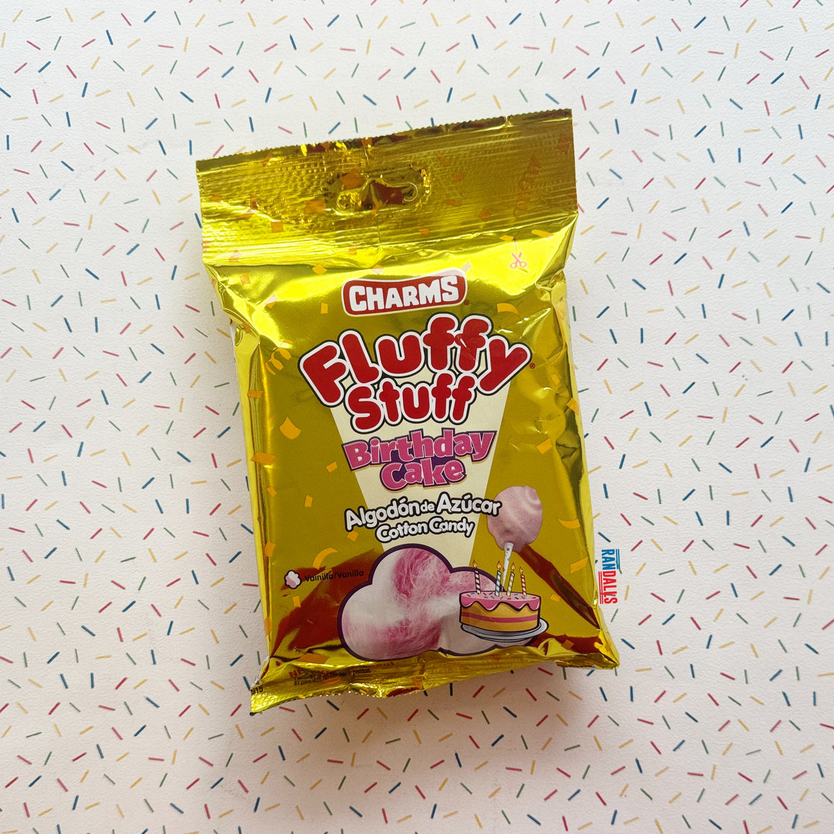 FLUFFY STUFF COTTON CANDY BIRTHDAY CAKE SMALL (USA)