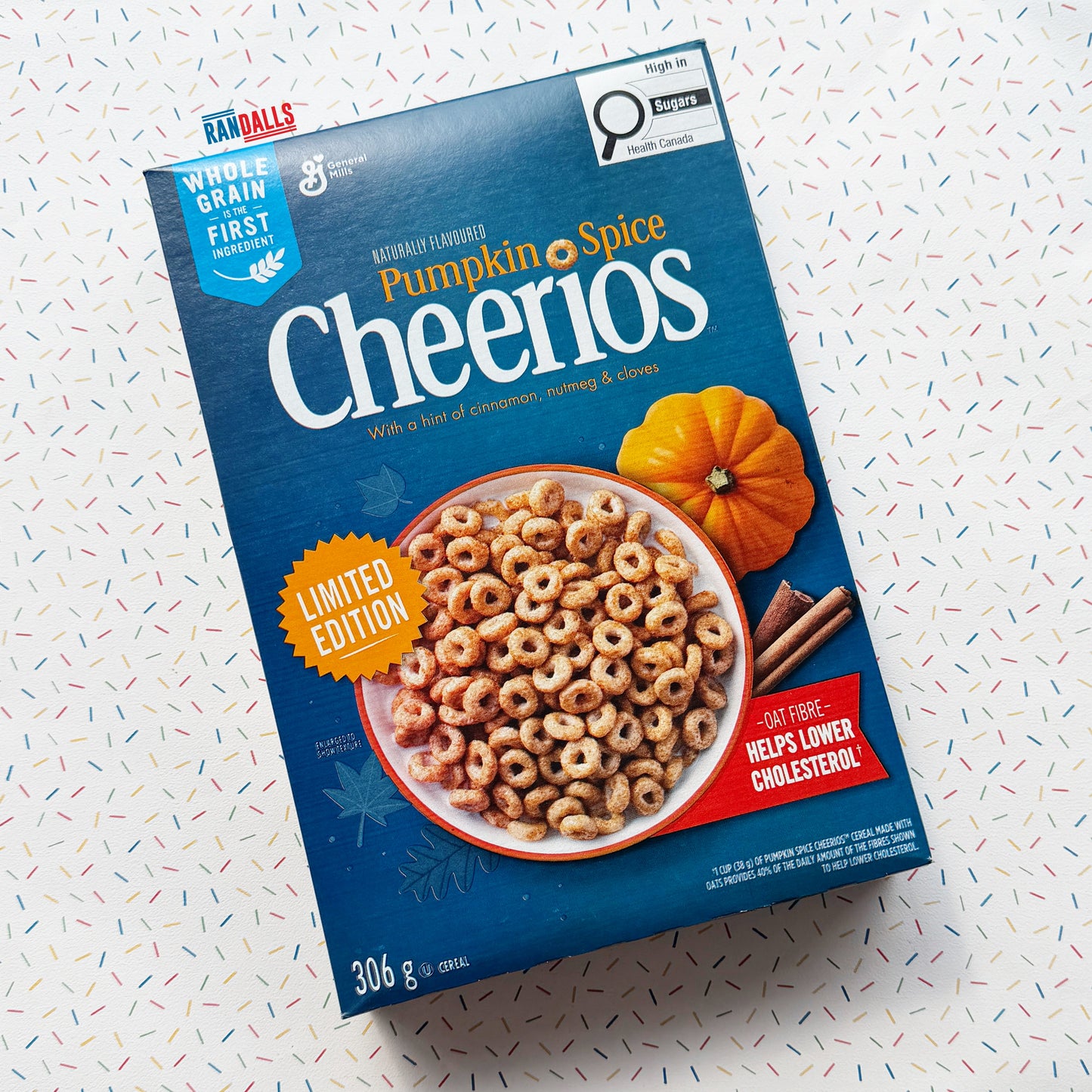 CHEERIOS PUMPKIN SPICE CEREAL (CANADA)