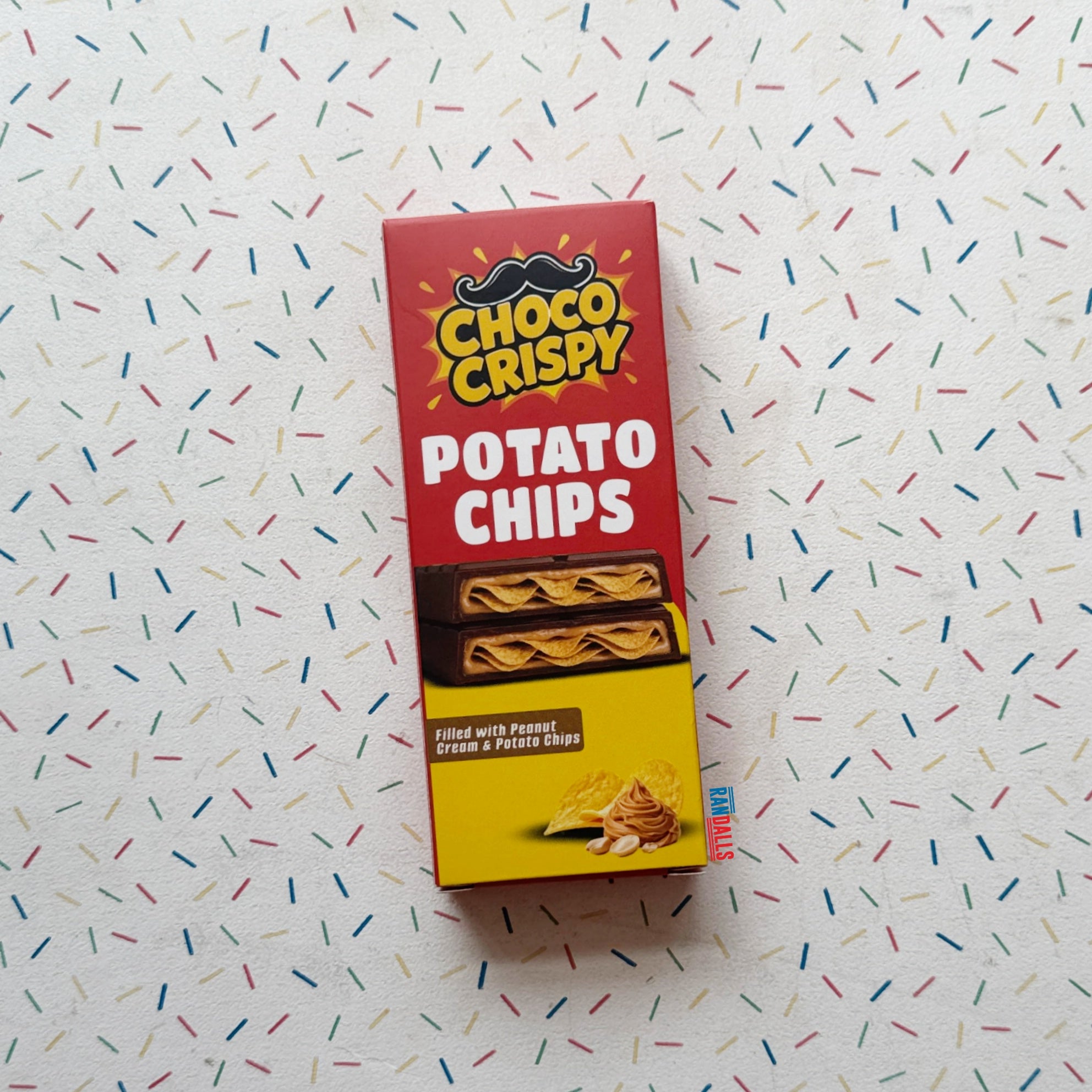 CHOCO CRISPY POTATO CHIPS PEANUT BUTTER CHOCOLATE BAR – Randalls UK