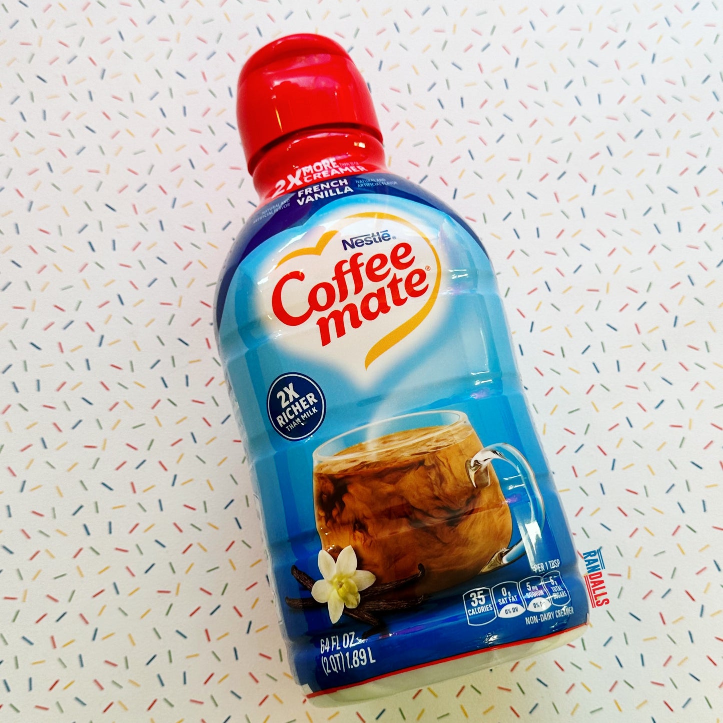 COFFEE MATE FRENCH VANILLA LIQUID CREAMER 64oz (USA) Randalls UK