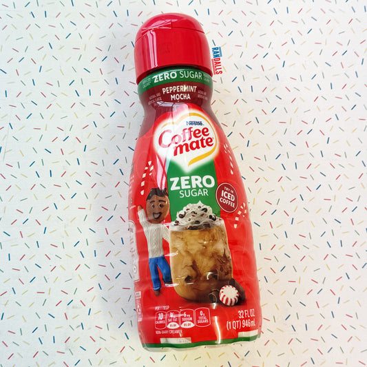 COFFEE MATE PEPPERMINT MOCHA ZERO SUGAR LIQUID CREAMER 32oz (USA)