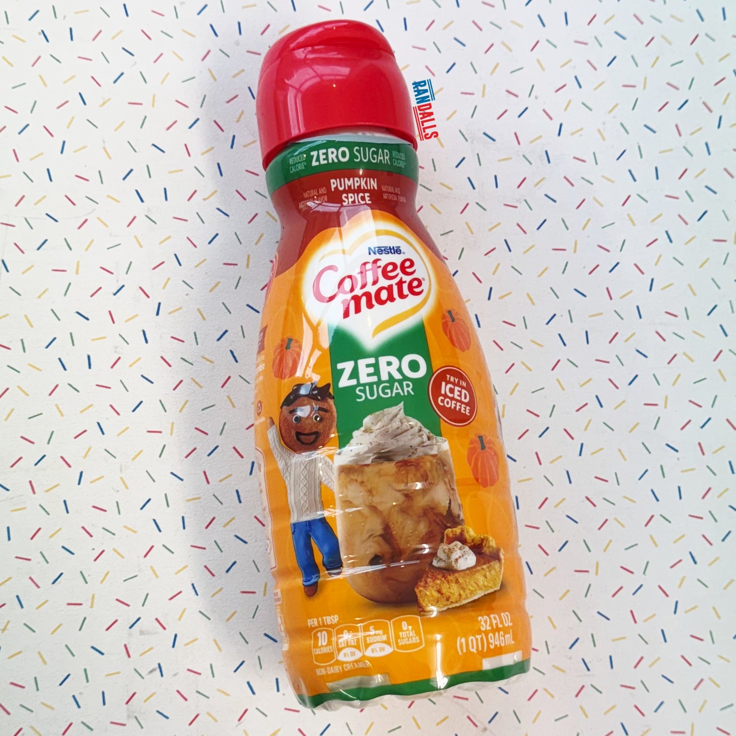 COFFEE MATE PUMPKIN SPICE ZERO SUGAR LIQUID CREAMER 32oz (USA)