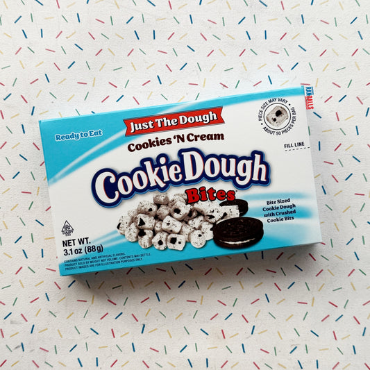 COOKIE DOUGH BITES JUST THE DOUGH COOKIES N CREAM BITES (USA)