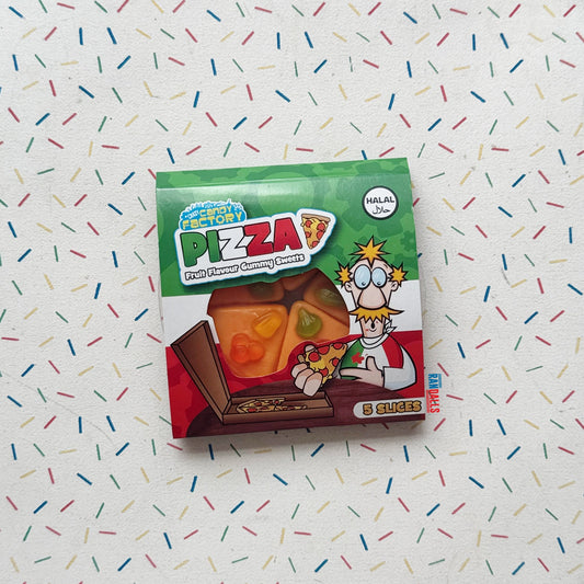 CRAZY CANDY FACTORY GUMMY PIZZA SLICES (BRITISH)