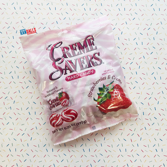 CREME SAVERS STRAWBERRIES & CREAM (USA) *MAX ONE BAG PER CUSTOMER*