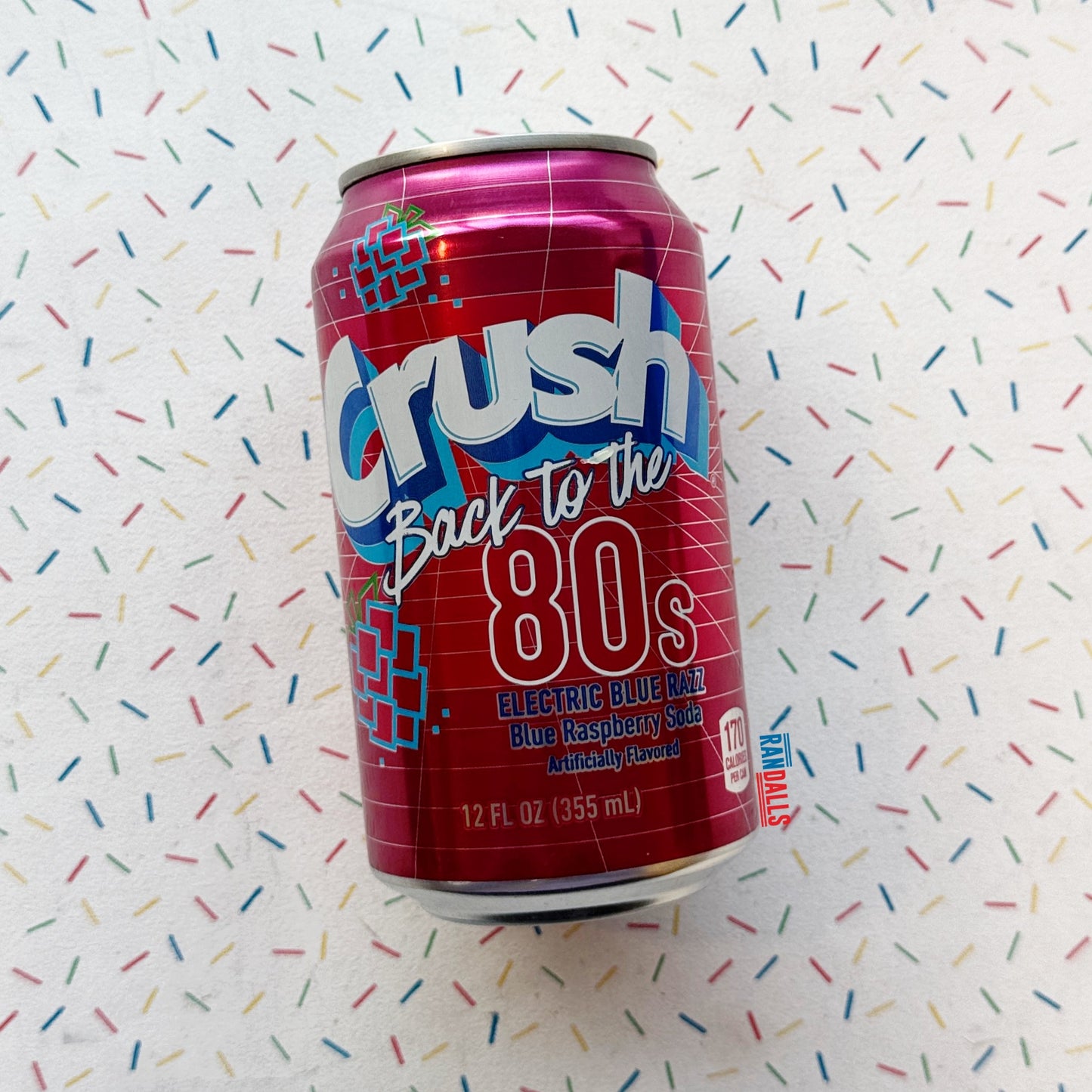 CRUSH BACK TO THE 80'S ELECTRIC BLUE RAZZ SODA (USA)