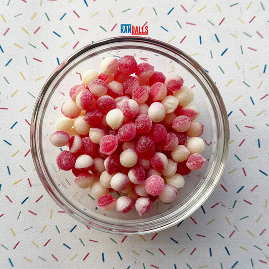 DOBSON'S STRAWBERRY & CREAM PIPS - 100g (BRITISH)