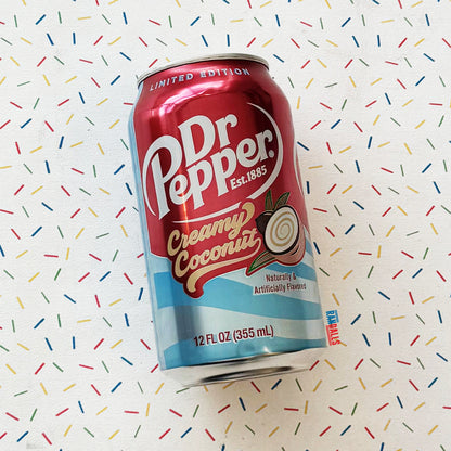 dr pepper, dr pepper creamy coconut, coconut, fizzy drink, soda, american soda, usa, randalls, randallsuk