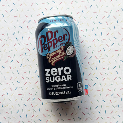 DR PEPPER ZERO SUGAR CREAMY COCONUT CAN (USA)