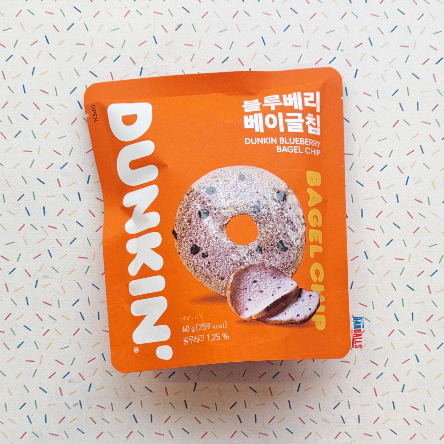 DUNKIN BLUEBERRY BAGEL CHIPS (KOREA)