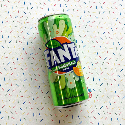fanta cream soda, vietnam, pop, soda, drink, fizzy, can, randalls