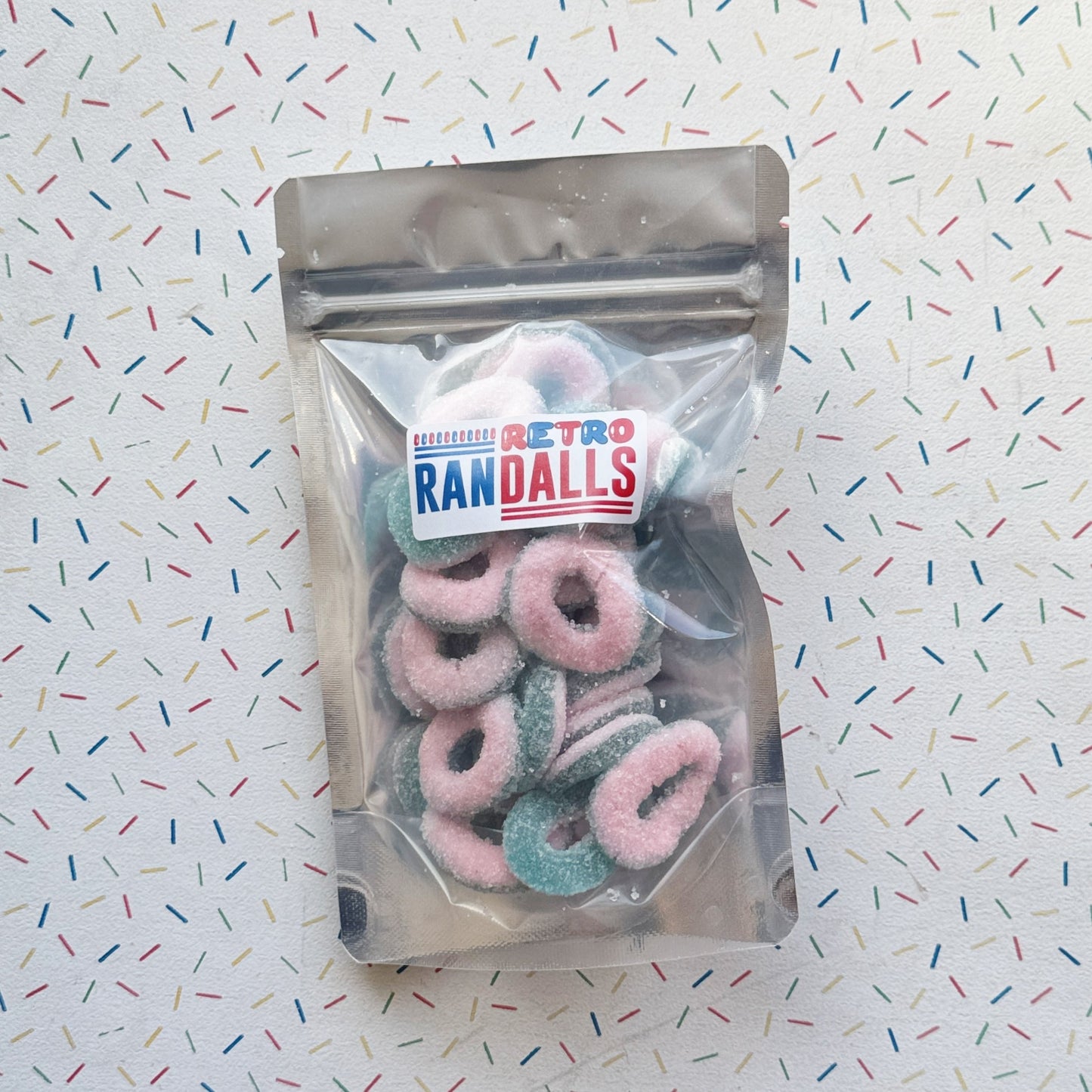 FRANSSONS BUBBLEGUM RINGS - 100g (BRITISH)