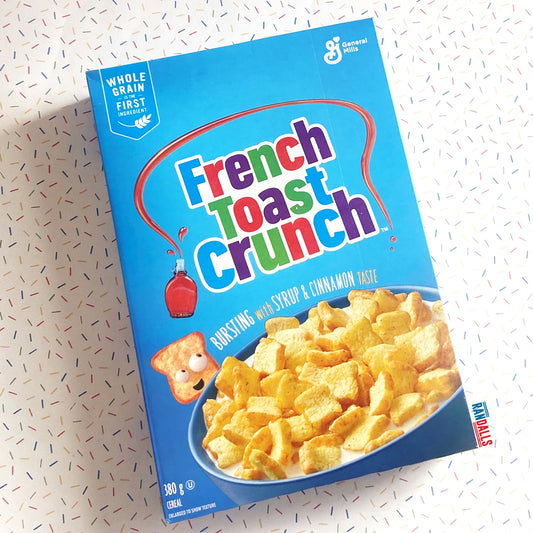 french toast crunch cereal, breakfast, canada, syrup, cinnamon, randalls