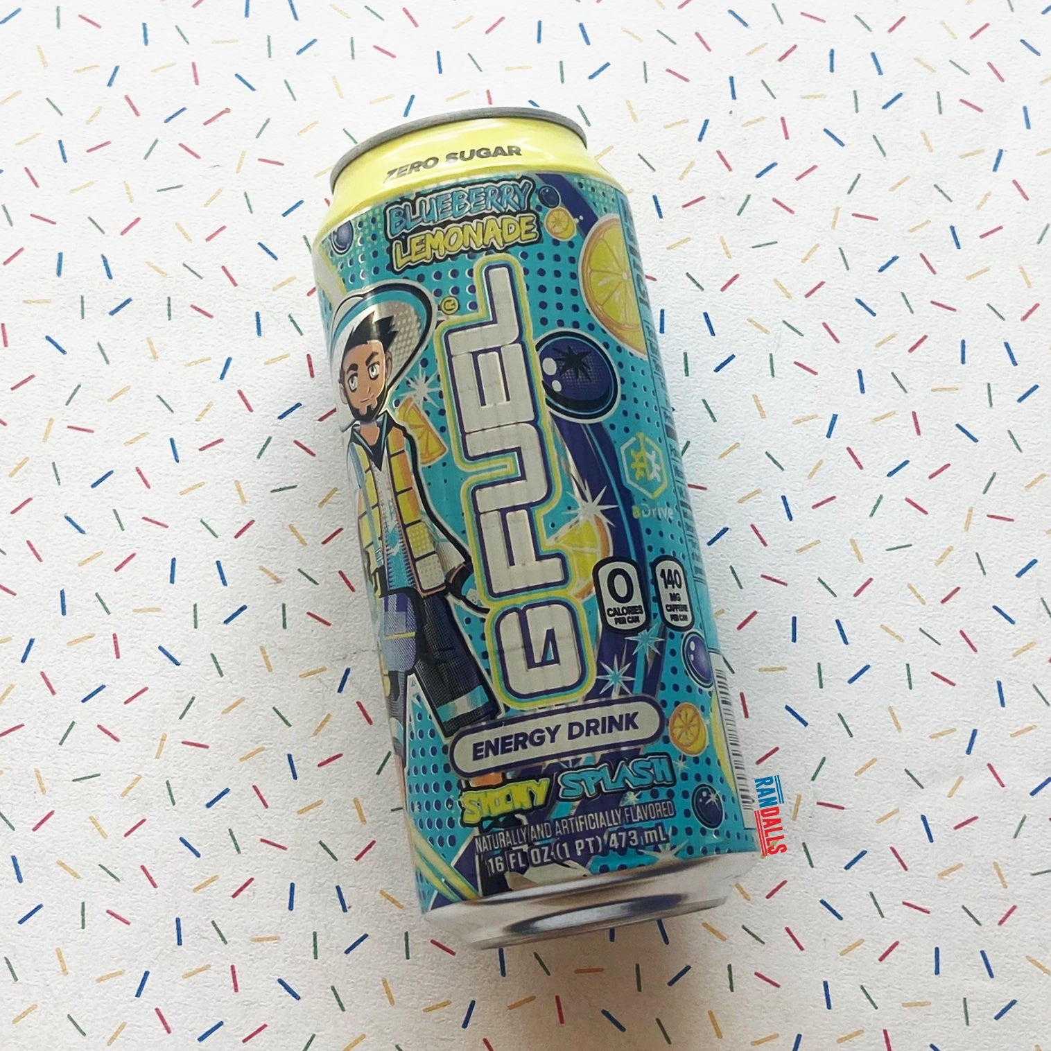 g fuel energy drink, adrive, shiny splash, blueberry lemonade, energy drink, gamers fuel, usa, randalls,