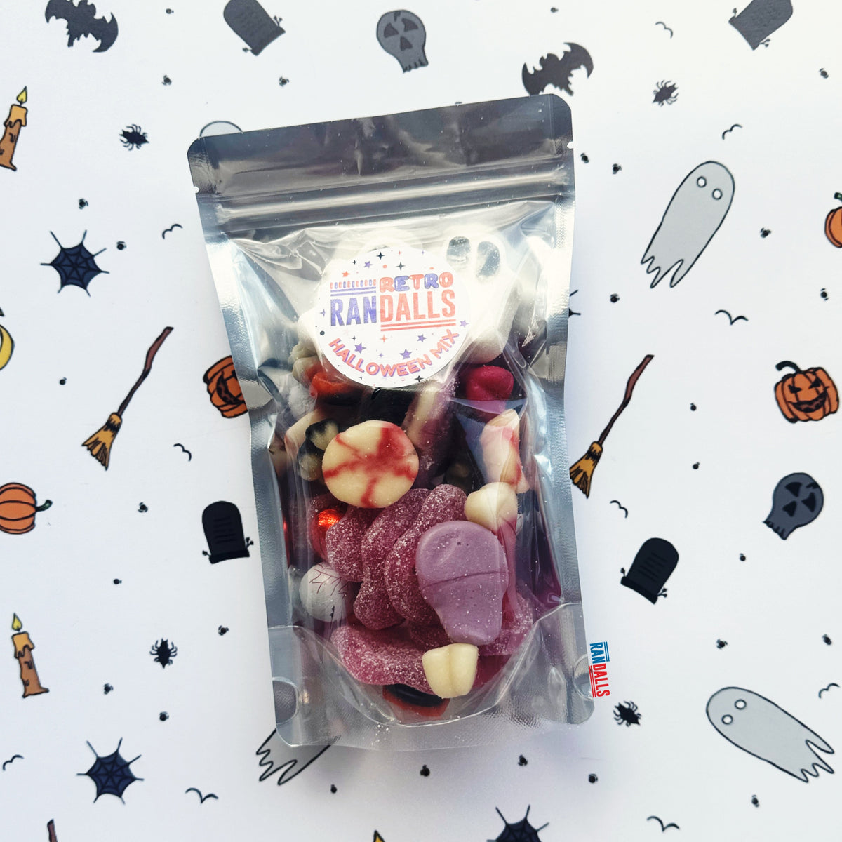 PICK'N'MIX HALLOWEEN POUCH - 250g (BRITISH)