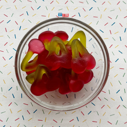 haribo, haribo happy cherries, happy cherries, cherry, cherry sweets, pick n mix, pick and mix, traditional sweet shop, british, randalls, randallsuk