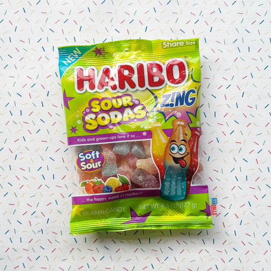 HARIBO ZING SOUR SODAS (USA)