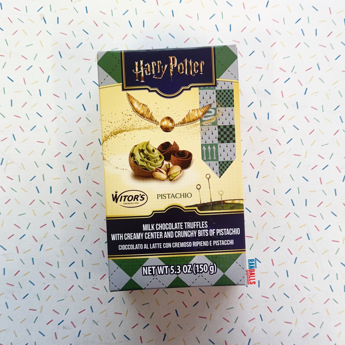 HARRY POTTER MILK CHOCOLATE PISTACHIO TRUFFLES (EU)