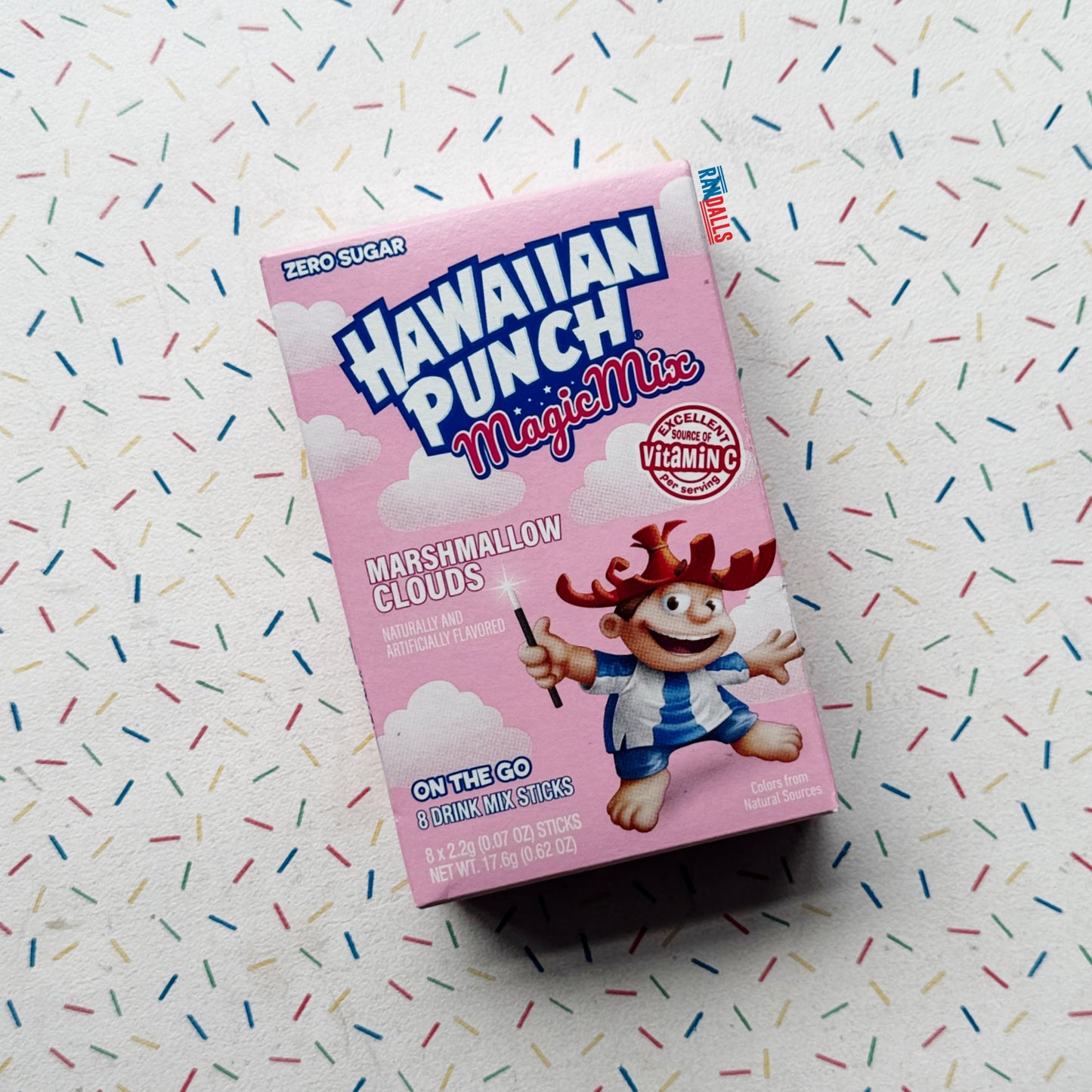 HAWAIIAN PUNCH MAGIC MIX MARSHMALLOW CLOUDS DRINK MIX SINGLES TO GO SACHET X6 (USA)