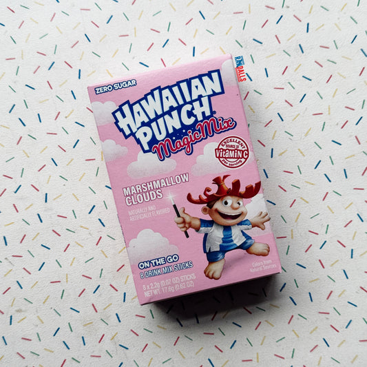 HAWAIIAN PUNCH MAGIC MIX MARSHMALLOW CLOUDS DRINK MIX SINGLES TO GO SACHET X6 (USA)