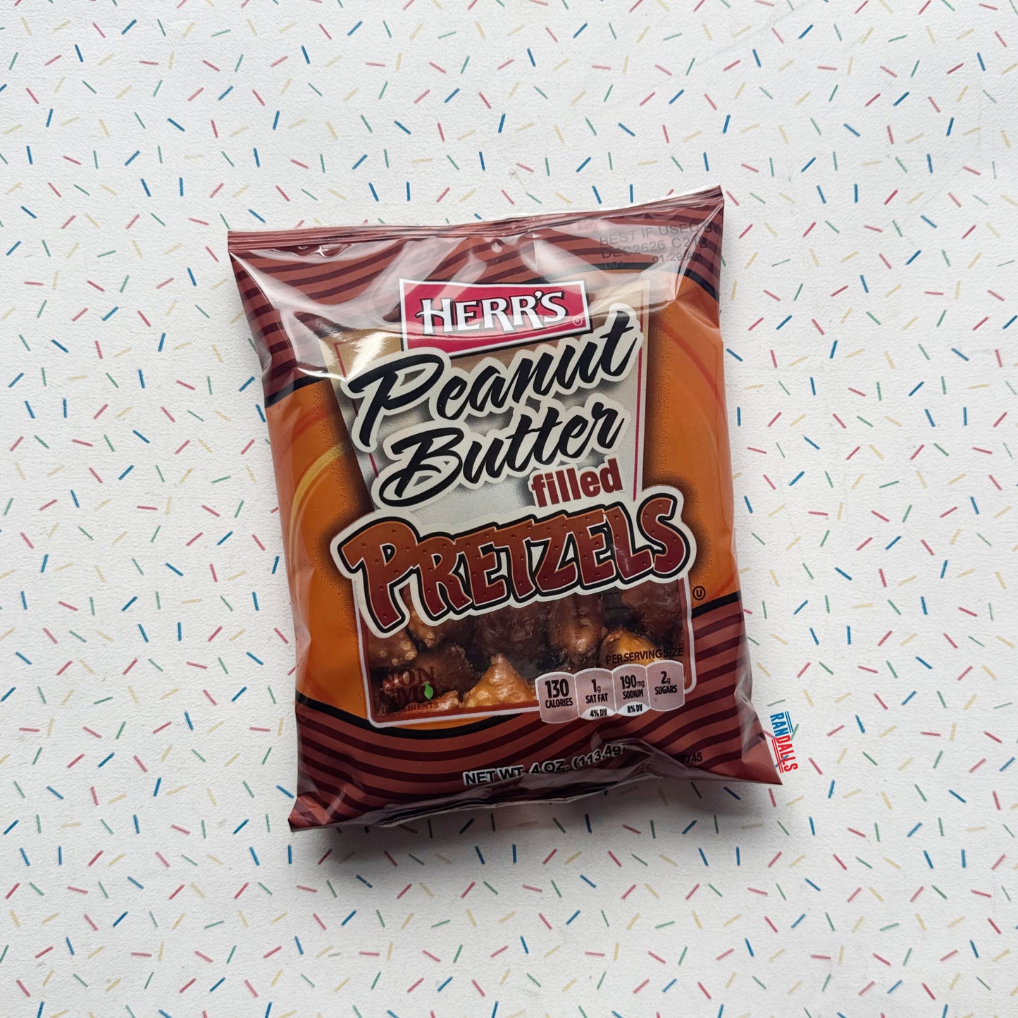 HERRS PEANUT BUTTER FILLED PRETZELS (USA)