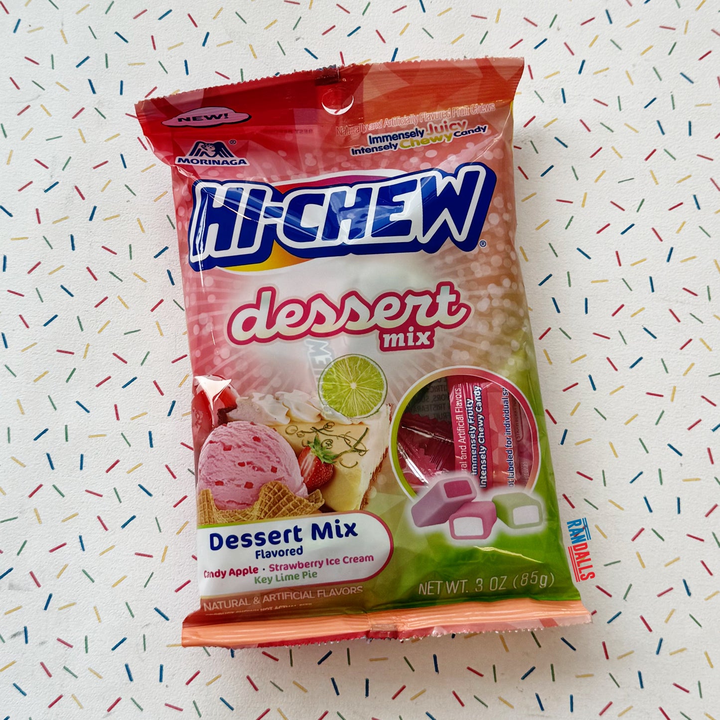 hi-chew, hi-chew dessert mix, hicehw, candy apple, strawberry ice cream, key lime pie, japan, randalls, randallsuk