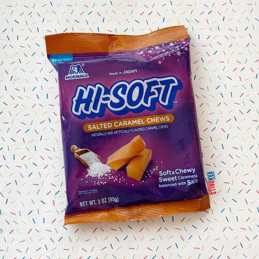 hi-chew, hi-soft, hisoft, hichew, hi-soft salted caramel, salted caramel, japan, randalls, randallsuk