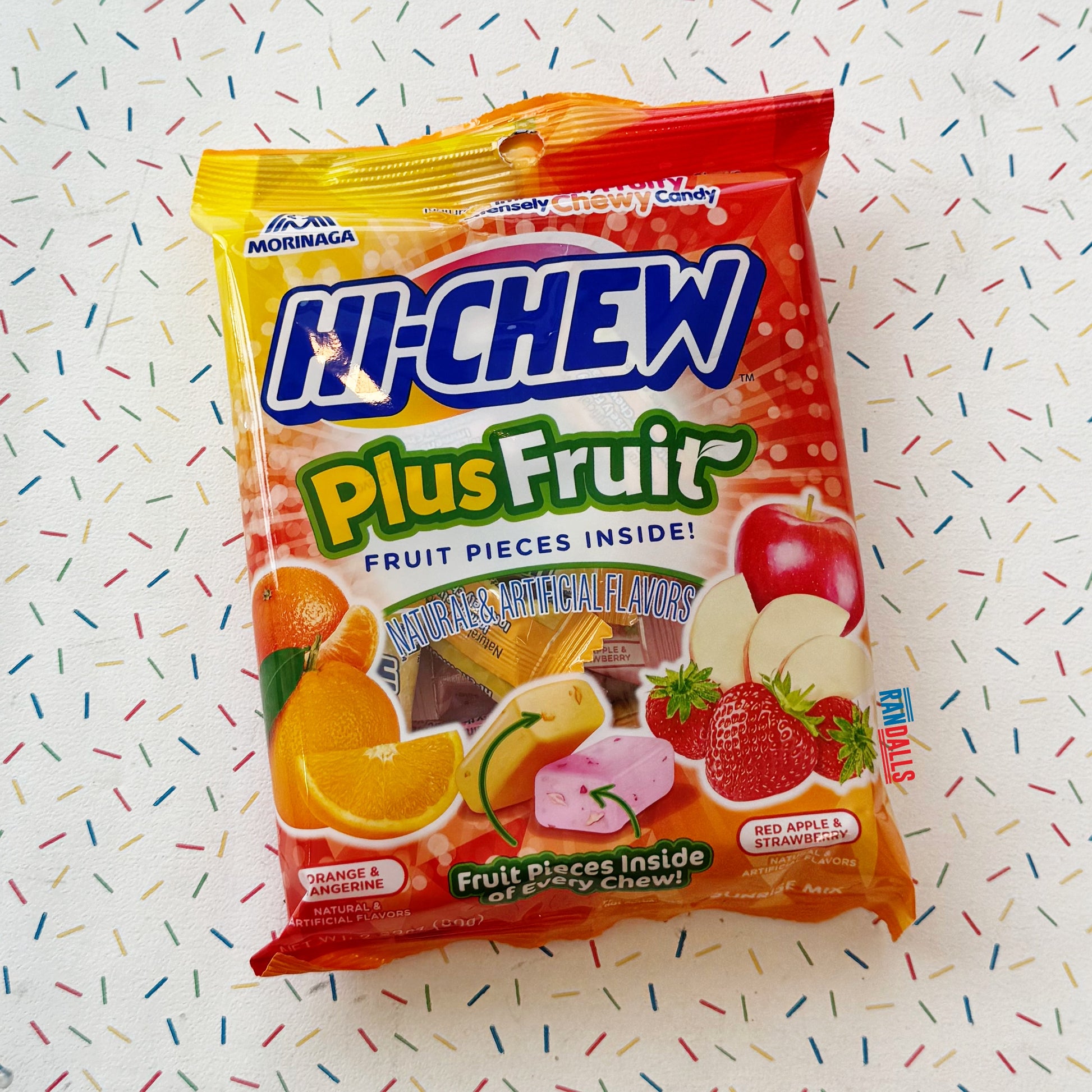 hi-chew, hichew, hi-chew plus fruit, orange, tangerine, red apple, sreawberry, japan, randalls, randallsuk