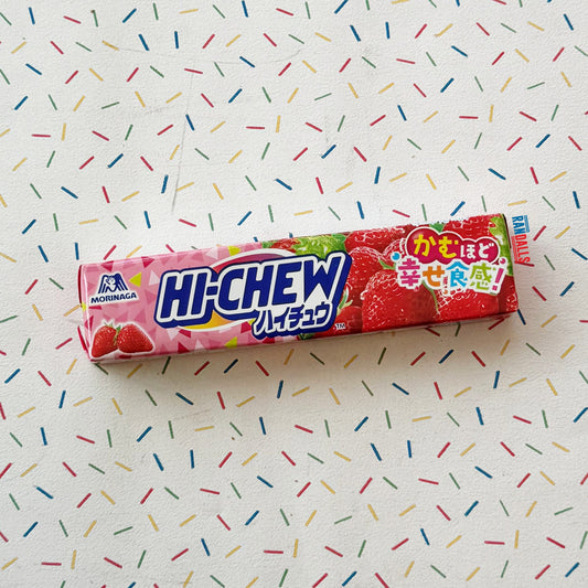 hichew, hi-chew, hi-chew strawberry, strawberry, strawberry sweets, japan, randalls, randallsuk