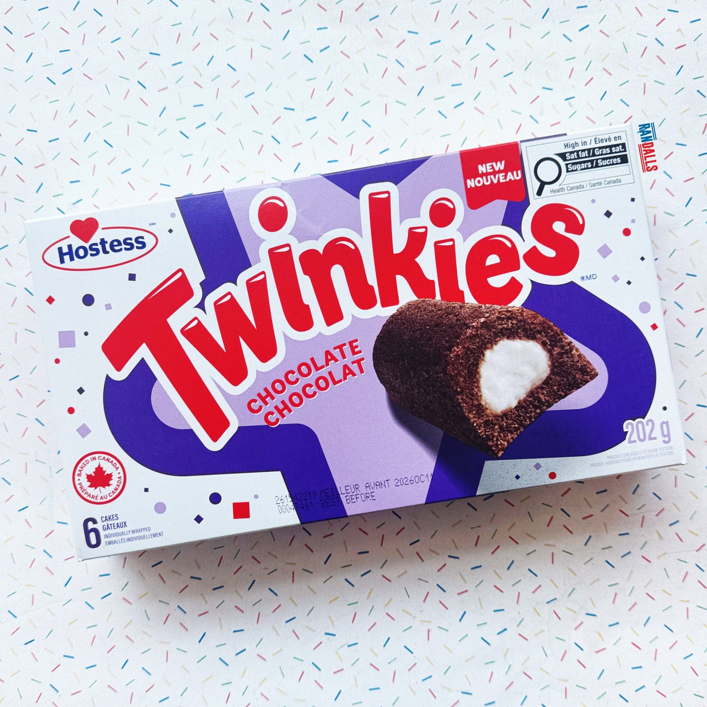 HOSTESS TWINKIES CHOCOLATE (BOX OF 6) (CANADA)