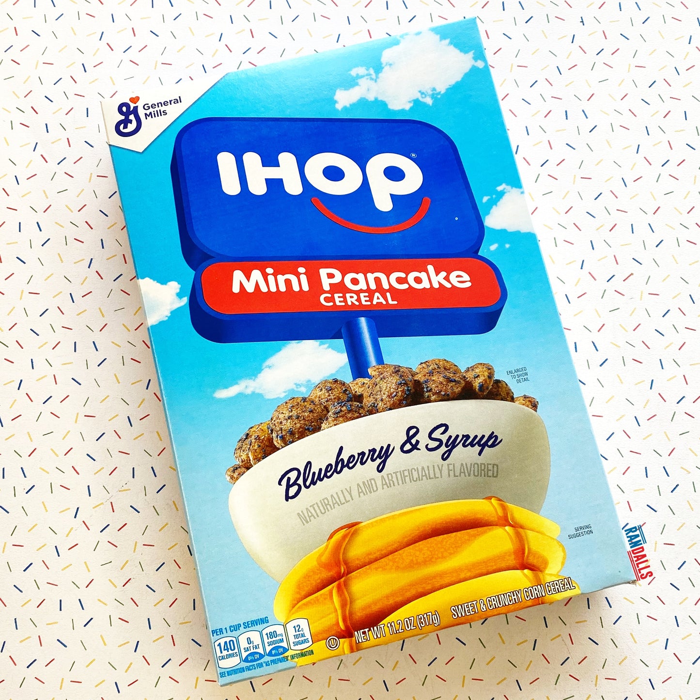  General Mills IHOP Blueberry and Syrup Mini Pancake