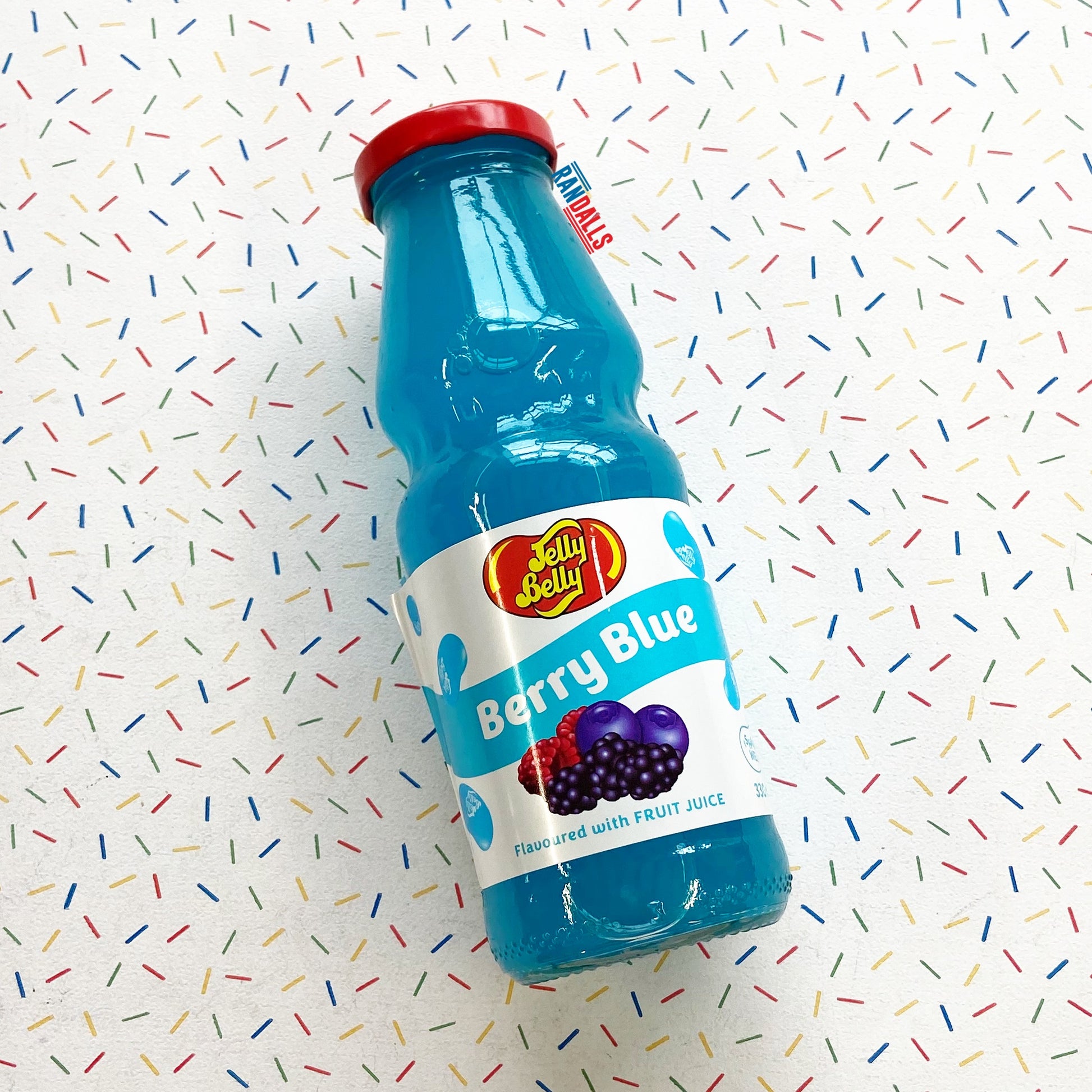 jelly belly, jelly belly drink, berry blue, soda, american soda, berry blue drink, usa, randalls,