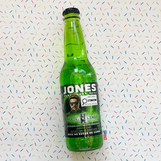 JONES SODA x MORTAL KOMBAT II JOHNNY CAGE GREEN APPLE (CANADA)